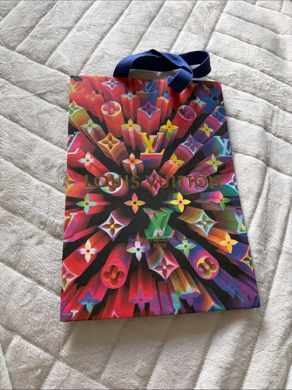 Louis Vuitton Collectible Holiday Shopping Bag | Multicolor LV Gift Bag